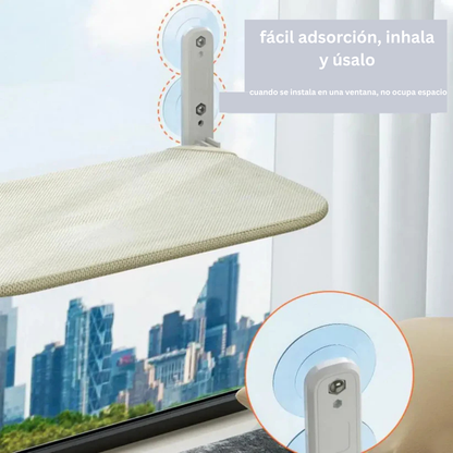 Shiropaws™ Hamaca Ventana Deluxe – El Rincón Favorito de Tu Gato