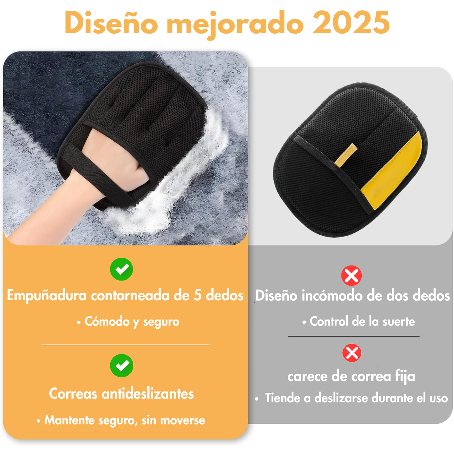 Shiropaws™ Guantes Quitapelo para Mascotas – Cepillado Suave y Sin Estrés