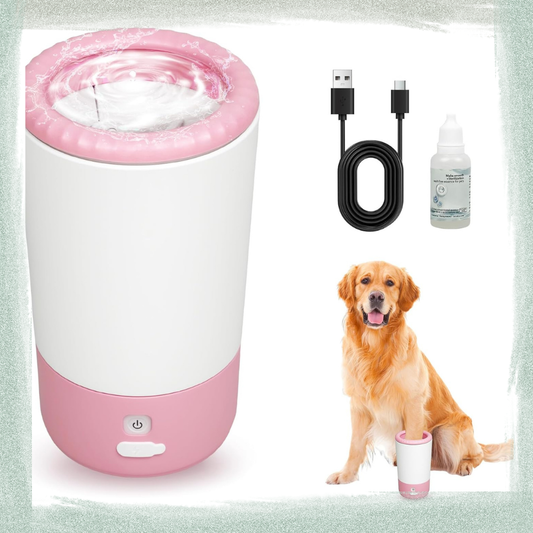 Shiropaws™ PawClean Pro – Limpiador Automático de Patas 360° para Mascotas