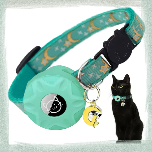 Shiropaws™ Collar AirTag Luna – Seguridad y Estilo para Tu Mascota