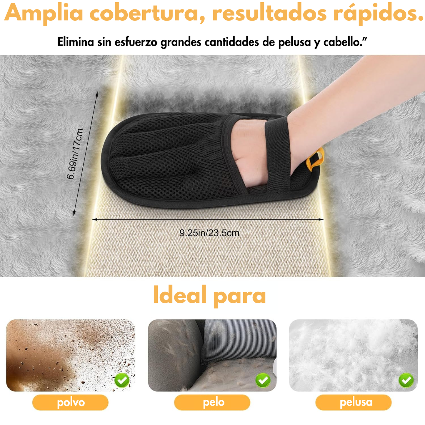 Shiropaws™ Guantes Quitapelo para Mascotas – Cepillado Suave y Sin Estrés