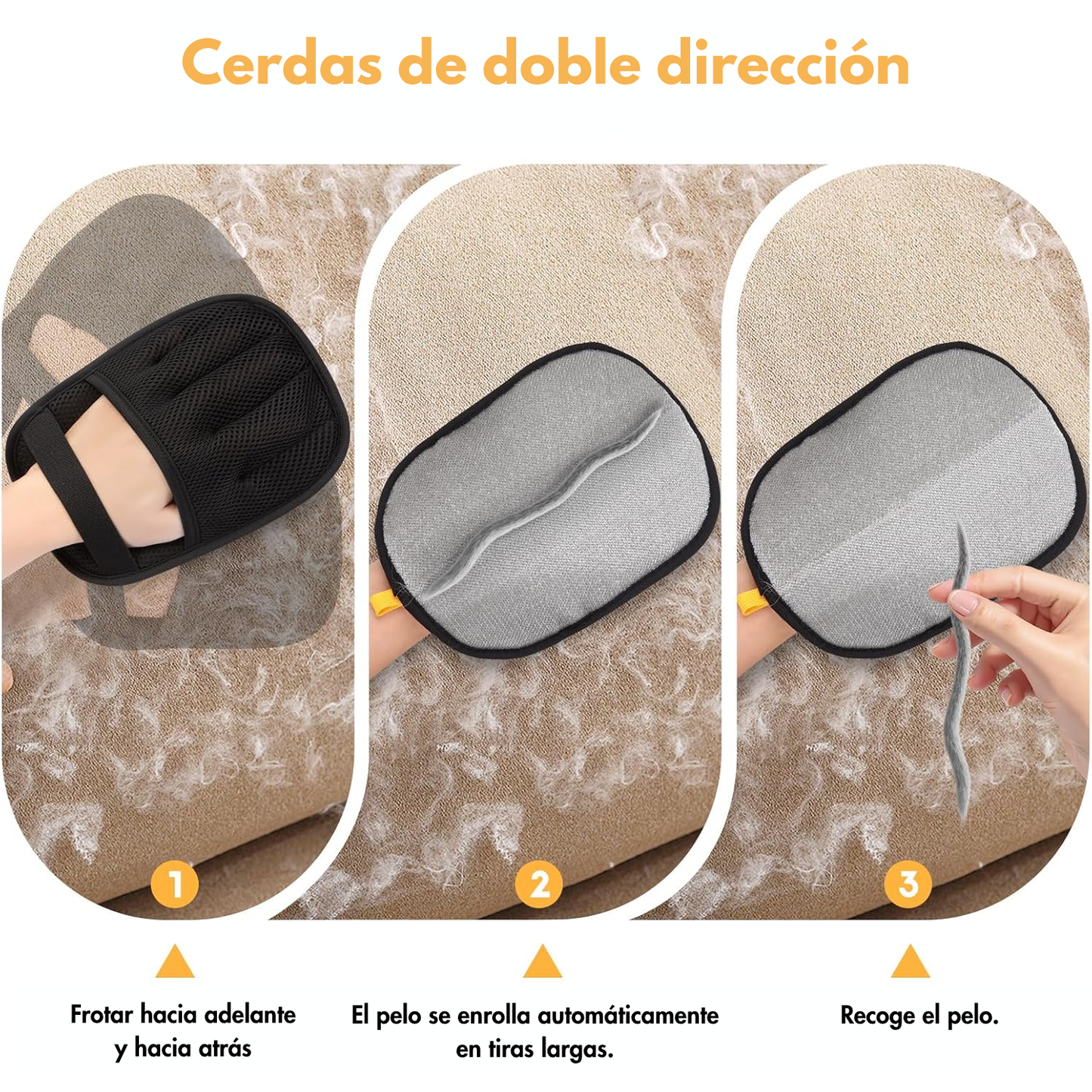 Shiropaws™ Guantes Quitapelo para Mascotas – Cepillado Suave y Sin Estrés