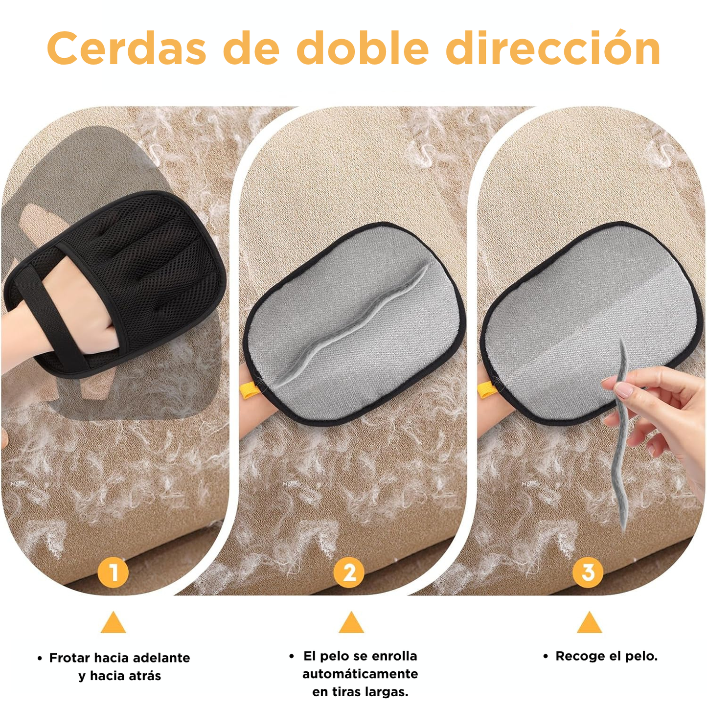 Shiropaws™ Guantes Quitapelo para Mascotas – Cepillado Suave y Sin Estrés