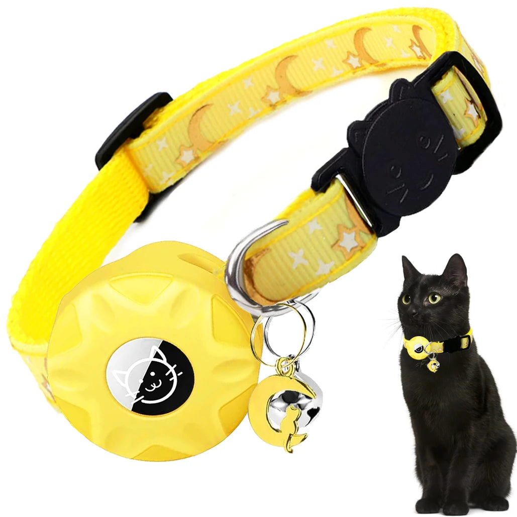 Shiropaws™ Collar AirTag Luna – Seguridad y Estilo para Tu Mascota