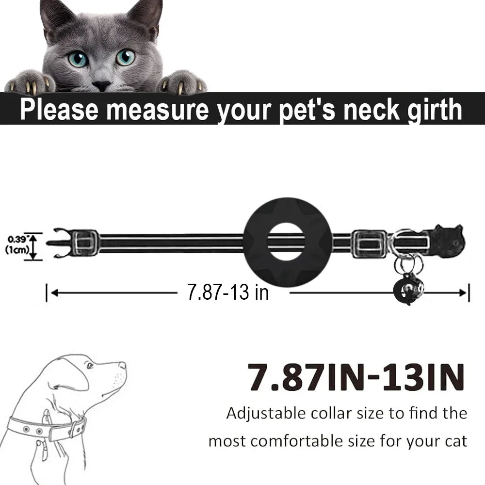 Shiropaws™ Collar AirTag Luna – Seguridad y Estilo para Tu Mascota