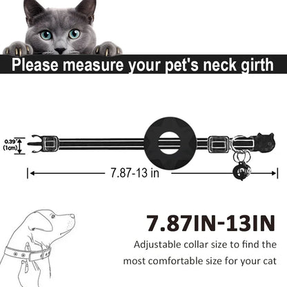 Shiropaws™ Collar AirTag Luna – Seguridad y Estilo para Tu Mascota