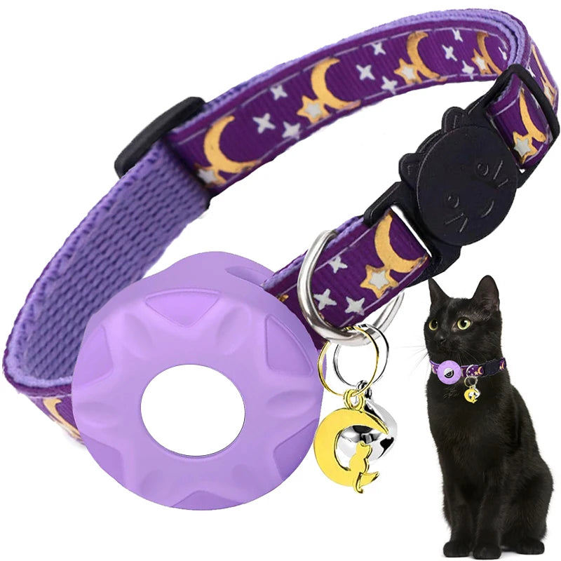 Shiropaws™ Collar AirTag Luna – Seguridad y Estilo para Tu Mascota