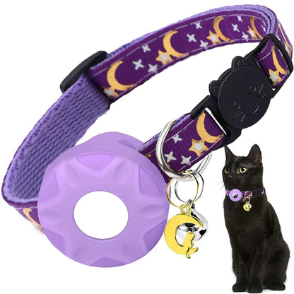 Shiropaws™ Collar AirTag Luna – Seguridad y Estilo para Tu Mascota