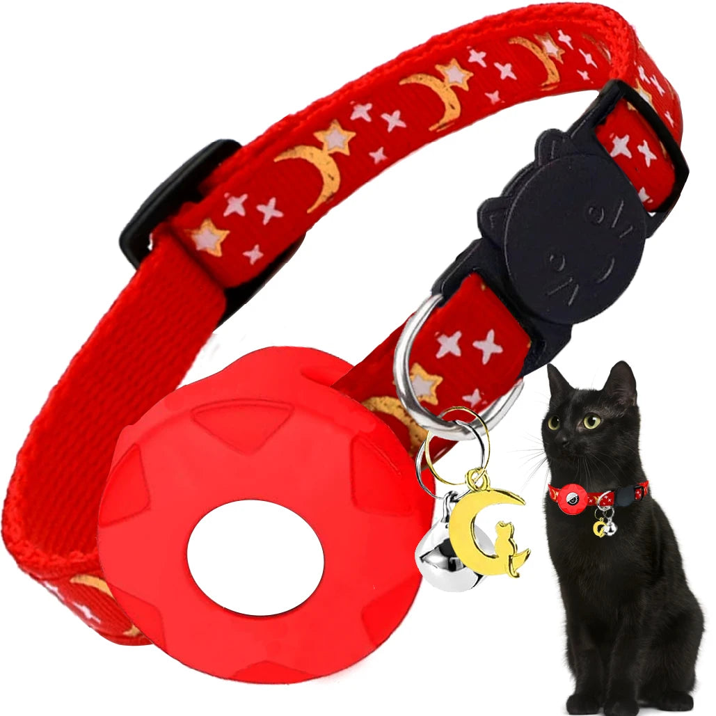 Shiropaws™ Collar AirTag Luna – Seguridad y Estilo para Tu Mascota