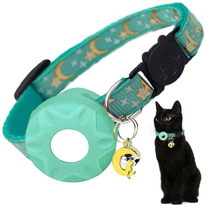Shiropaws™ Collar AirTag Luna – Seguridad y Estilo para Tu Mascota
