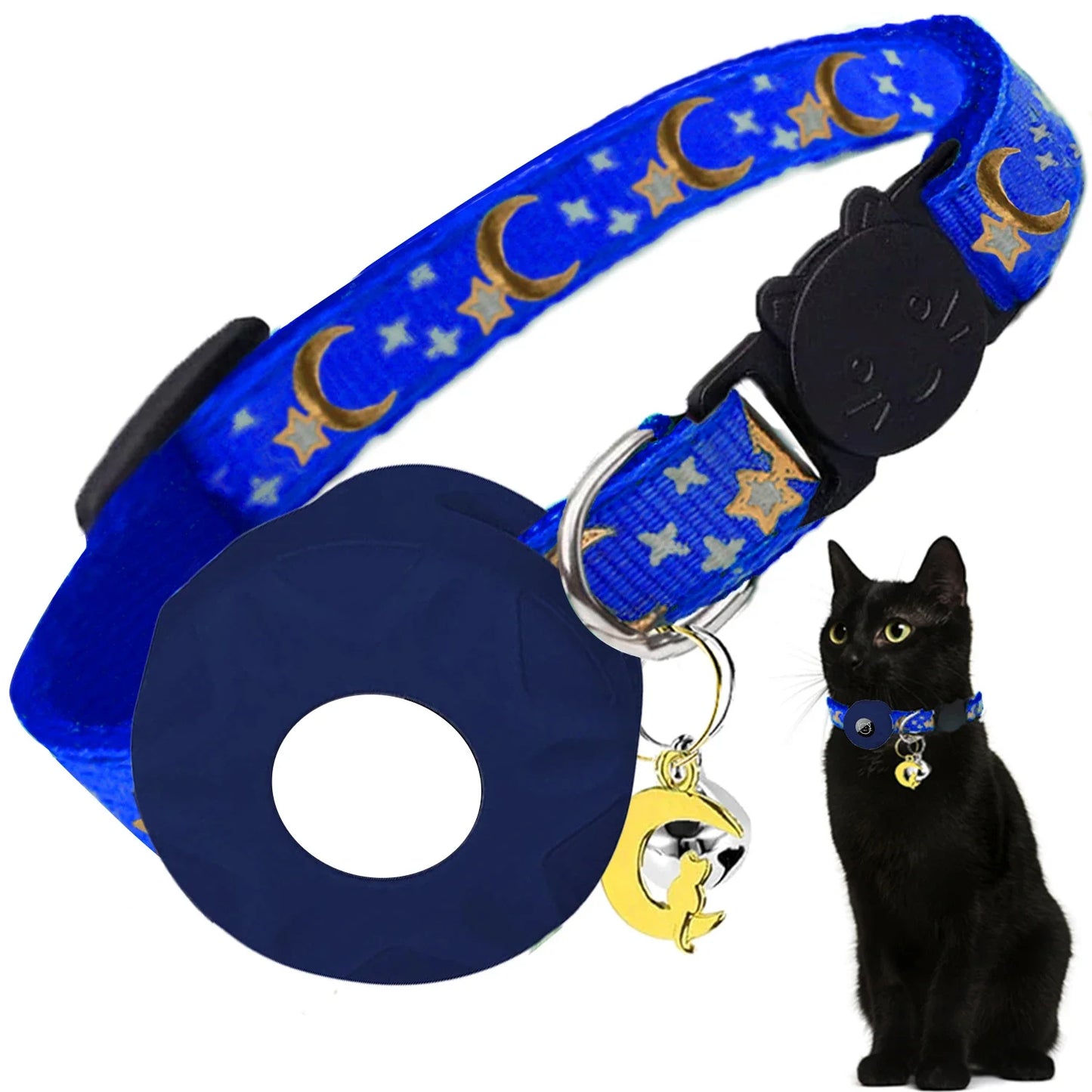 Shiropaws™ Collar AirTag Luna – Seguridad y Estilo para Tu Mascota
