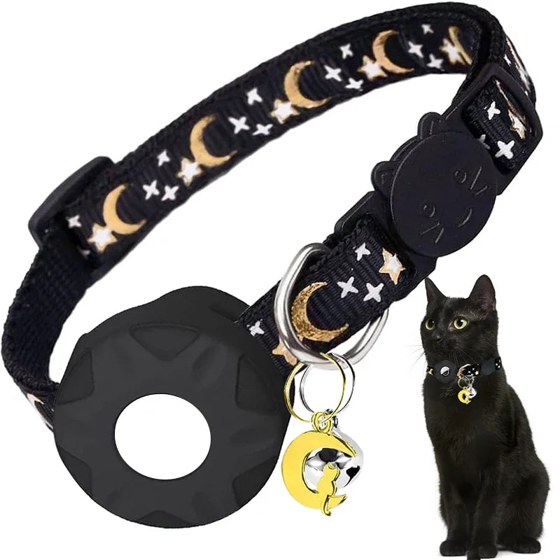 Shiropaws™ Collar AirTag Luna – Seguridad y Estilo para Tu Mascota