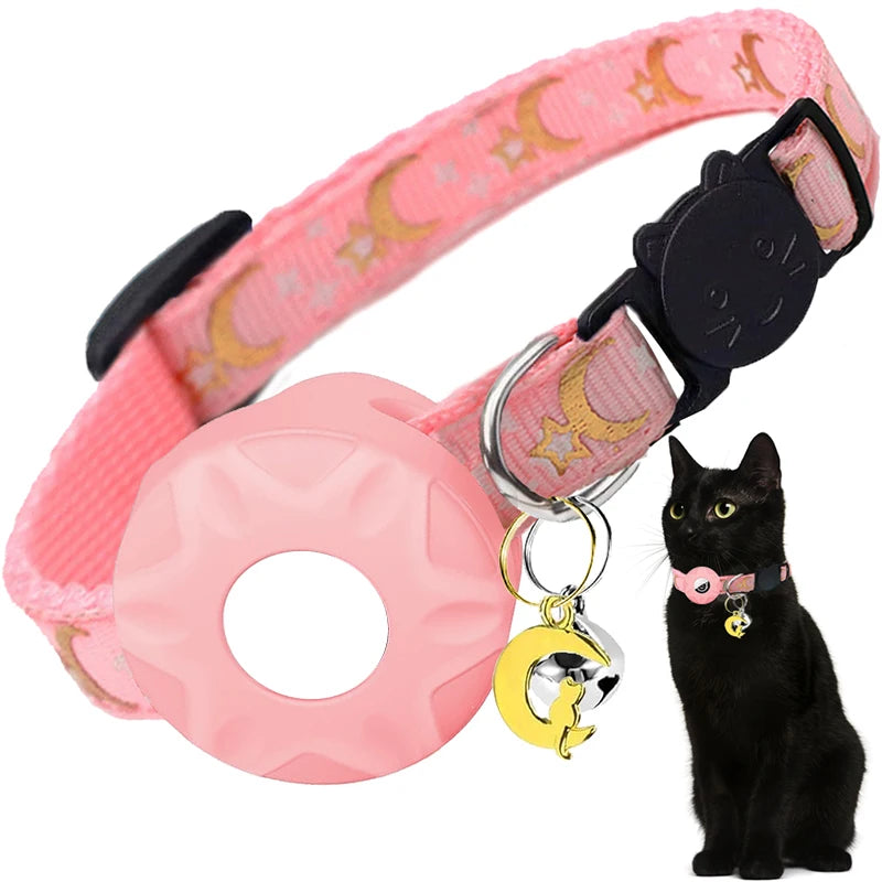 Shiropaws™ Collar AirTag Luna – Seguridad y Estilo para Tu Mascota