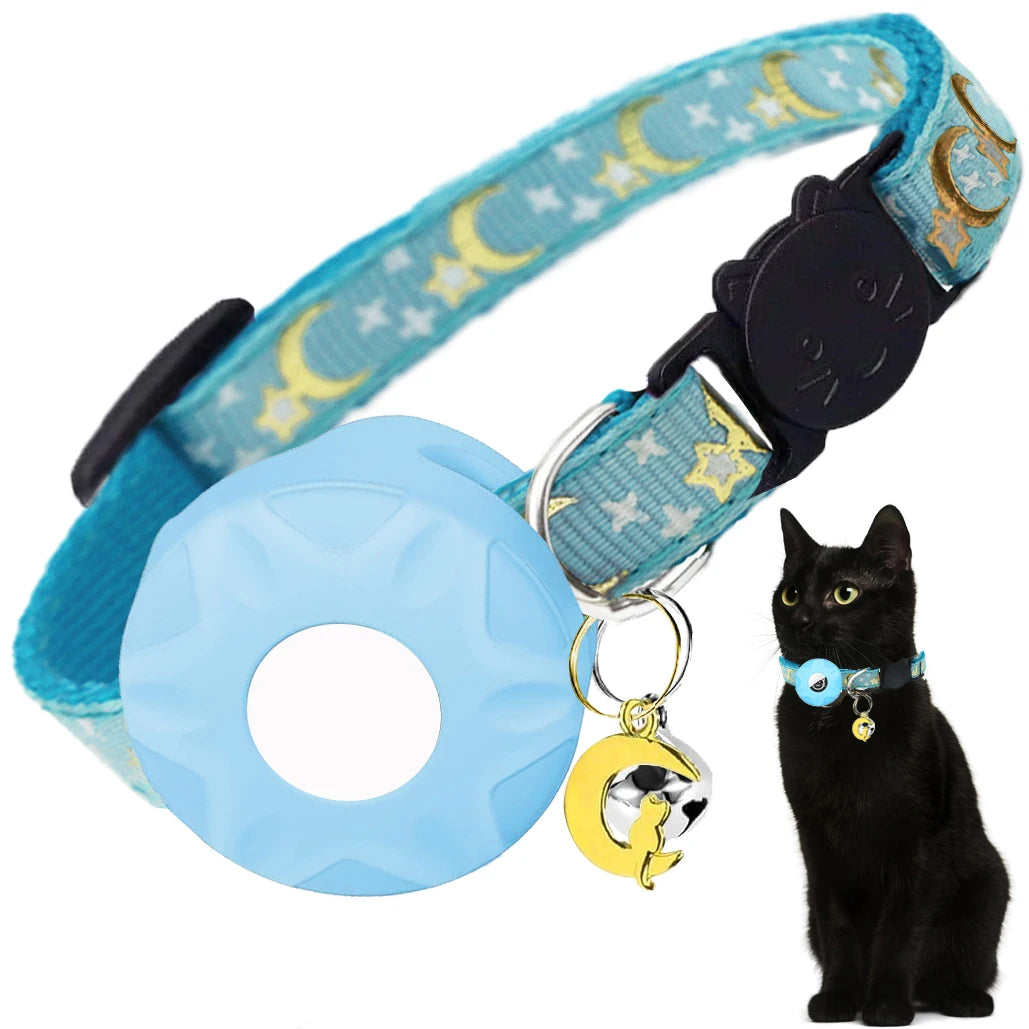 Shiropaws™ Collar AirTag Luna – Seguridad y Estilo para Tu Mascota